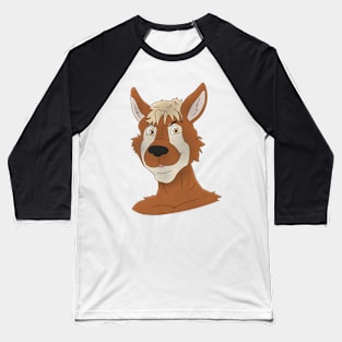 Anthro animal face Baseball T-Shirt